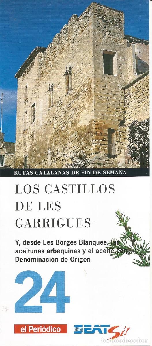 Tourismusbrosch&uuml;ren: Rutas catalanas de fin de semana. Los castillos de Les Garrigues. n&ordm; 24 El Peri&oacute;dico. A&ntilde;os 90'