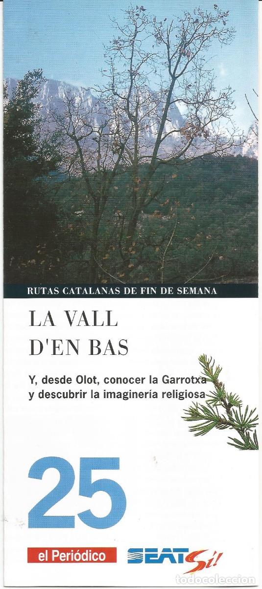 Tourismusbrosch&uuml;ren: Rutas catalanas de fin de semana. La Vall d'En Bas. n&ordm; 25 El Peri&oacute;dico. A&ntilde;os 90'