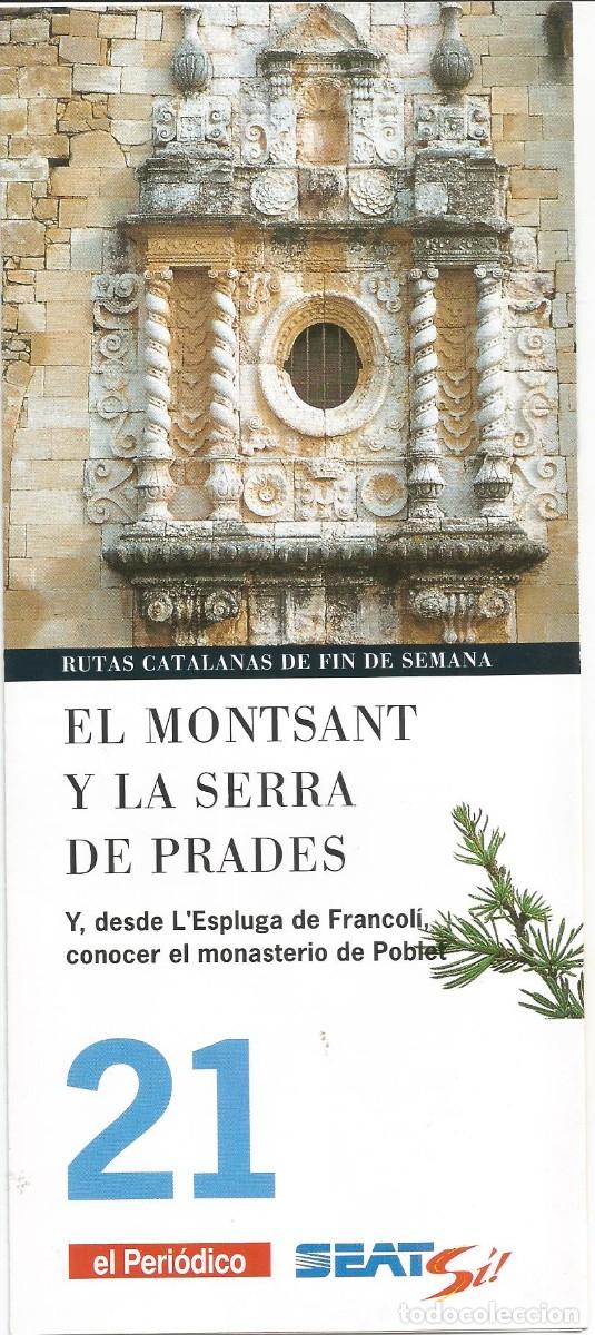 Tourismusbrosch&uuml;ren: Rutas catalanas de fin de semana. El Montsant y la Serra de Prades. n&ordm; 21 El Peri&oacute;dico. A&ntilde;os 90'