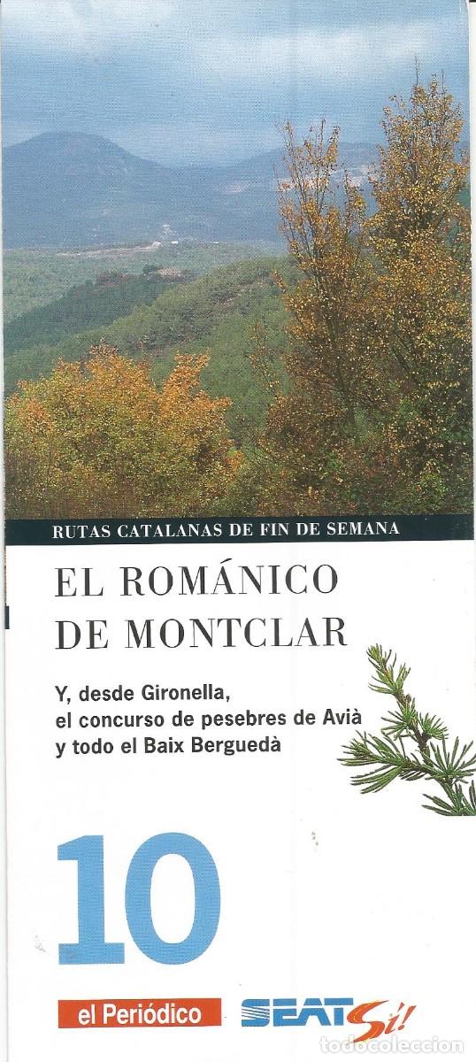 Travel Brochures: Rutas catalanas de fin de semana. El Rom&aacute;nico de Montclar. n&ordm; 10 El Peri&oacute;dico. A&ntilde;os 90'