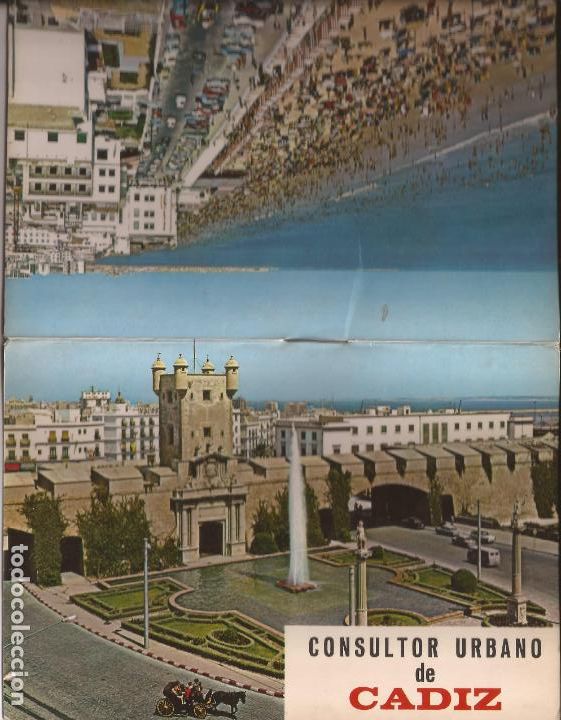 Brochures de tourisme: CONSULTORIO URBANO DE CADIZ, 1977, CON MAPA, 26 PAGINAS
