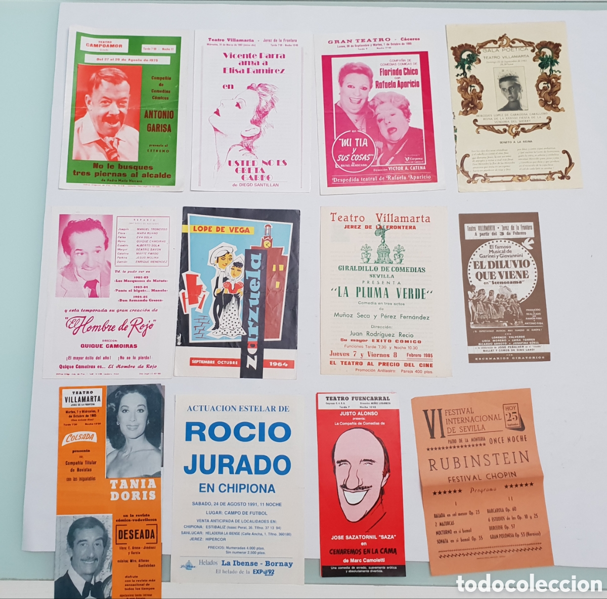 Folletos de turismo: Lote programas folletos de teatro - Foto 1