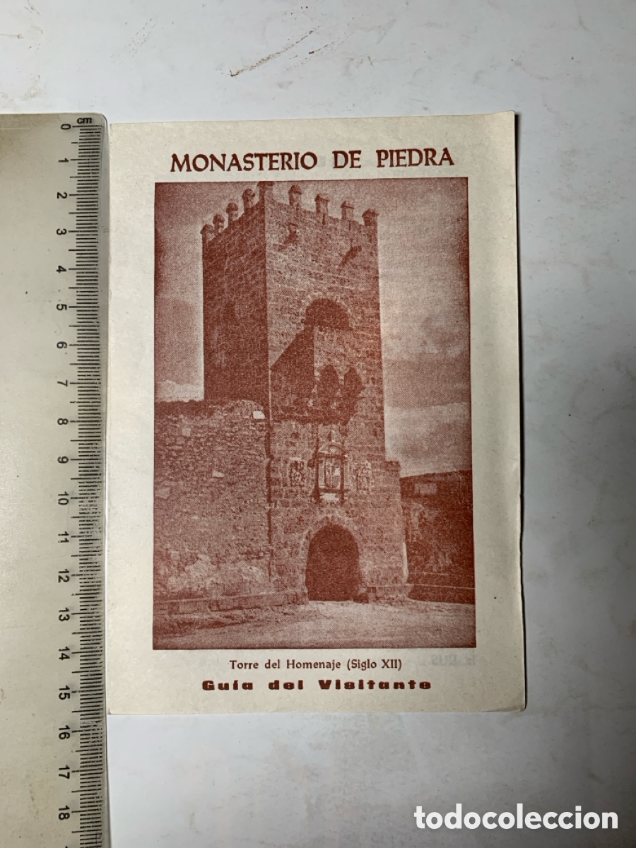 Tourismusbrosch&uuml;ren: MONASTERIO DE PIEDRA. GUIA DEL VISITANTE. DIPTICO.
