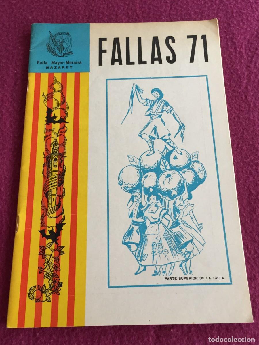 Tourismusbrosch&uuml;ren: Fallas de Valencia - Llibret de la falla mayor - moraira (Nazaret) 1971