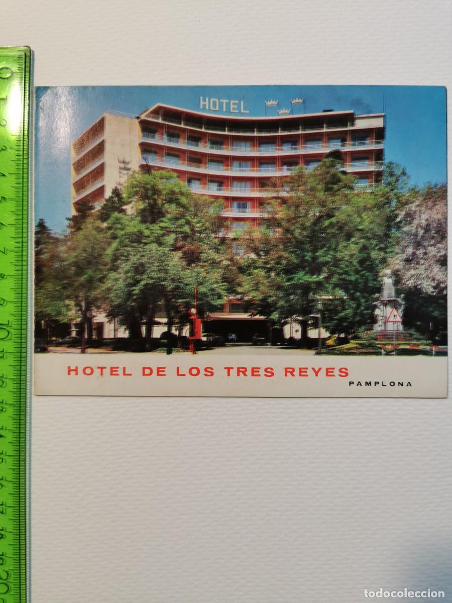Tourismusbrosch&uuml;ren: FOLLETO PUBLICITARIO - HOTEL DE LOS TRES REYES - PAMPLONA - A&Ntilde;OS 60