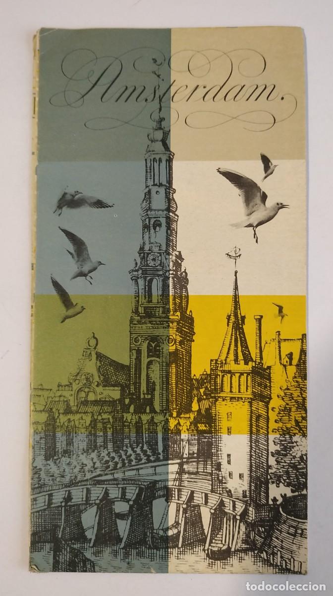 Folhetos de turismo: ANTIGUO FOLLETO TURISTICO AMSTERDAM