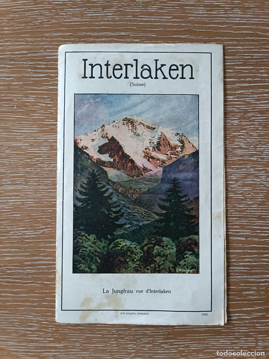 Folhetos de turismo: FOLLETO DE TURISMO - INTERLAKEN SUISSE
