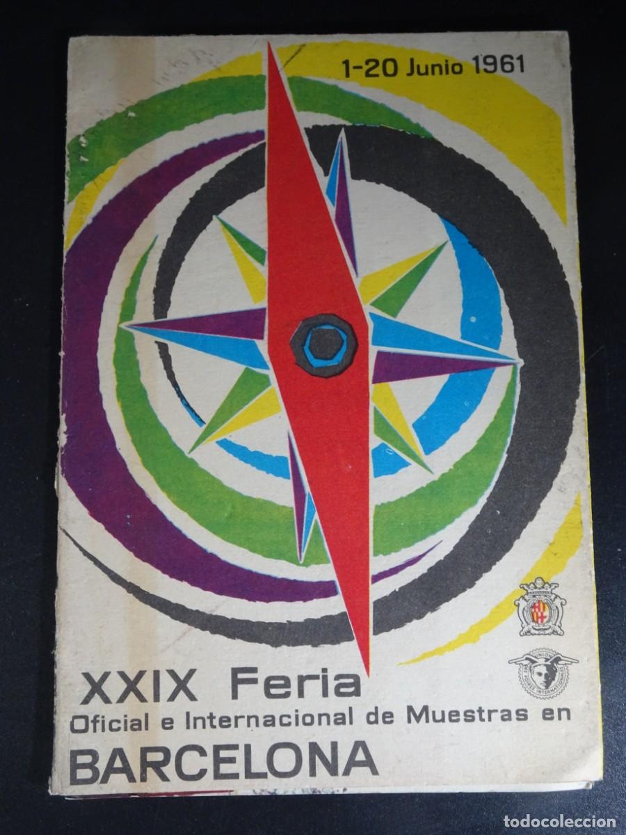 Folhetos de turismo: PROPAGANDA TUR&Iacute;STICA, XXIX FERIA INTERNACIONAL DE MUESTRAS BARCELONA , 1961, VER FOTOS