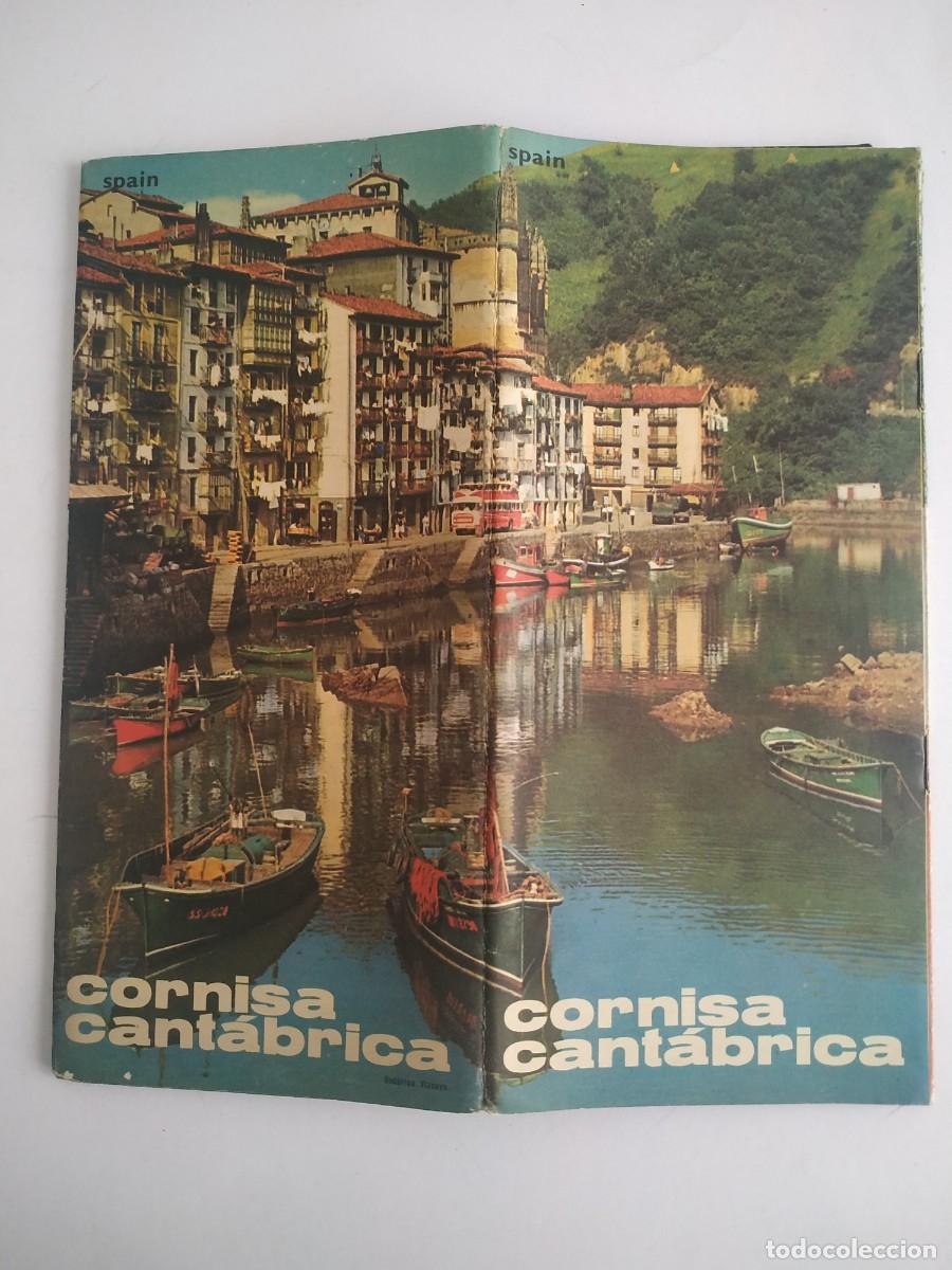 Folhetos de turismo: ANTIGUO FOLLETO TURISTICO DE LA COSTA CANTABRICA