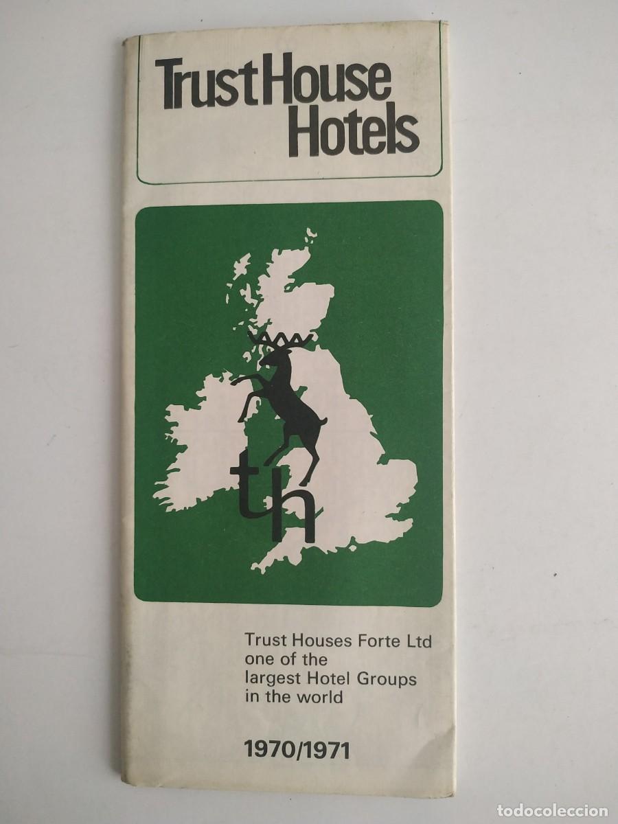 Folhetos de turismo: ANTIGUO FOLLETO TURISTICO CON MAPA DE GRAN BRETA&Ntilde;A E IRLANDA