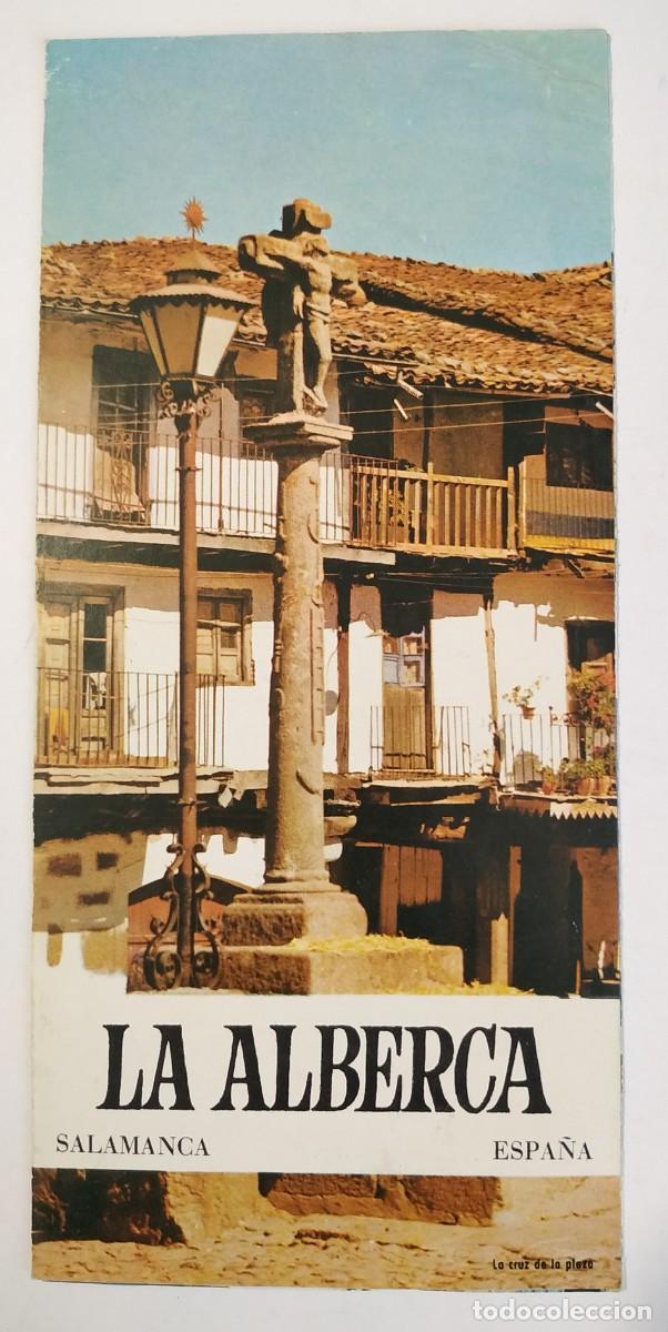 Folhetos de turismo: ANTIGUO FOLLETO TURISTICO DE LA ALBERCA EN SALAMANCA