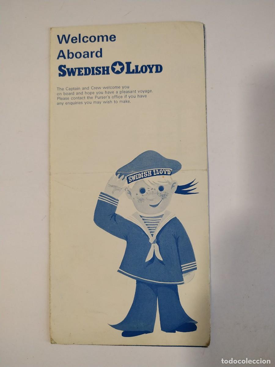 Folhetos de turismo: ANTIGUO FOLLETO TURISTICO DE SWEDISH LLOYD