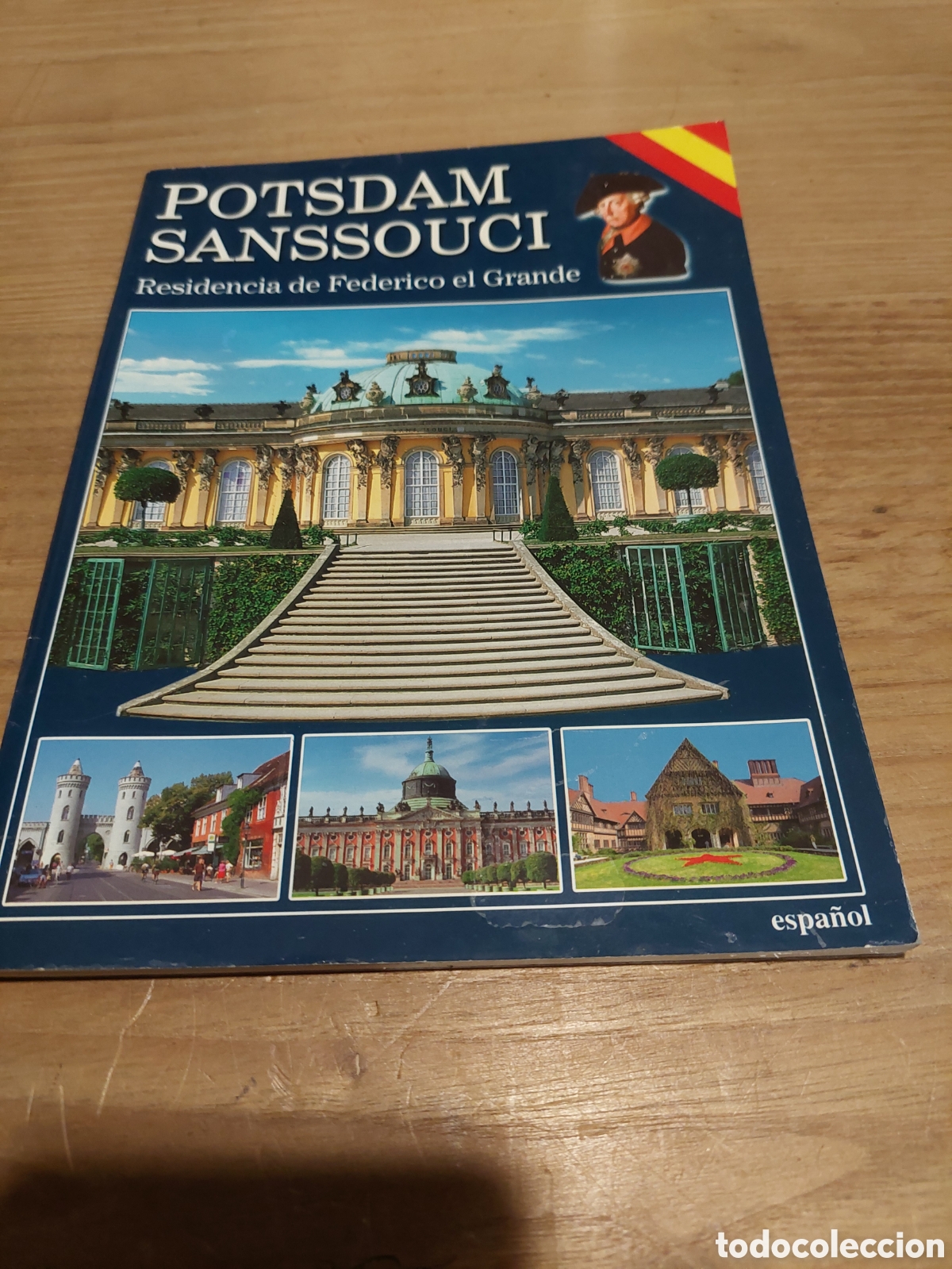 Folhetos de turismo: Potsdam sanssouci residencia Federico Grande espa&ntilde;ol