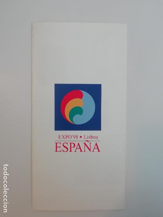 Folhetos de turismo: Folleto programaci&oacute;n pabell&oacute;n de Espa&ntilde;a en Expo Lisboa 1998 Portugal