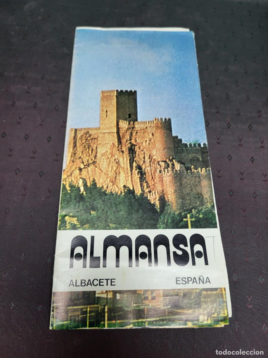 Folhetos de turismo: ANTIGUO FOLLETO TURISTICO ALMANSA ALBACETE