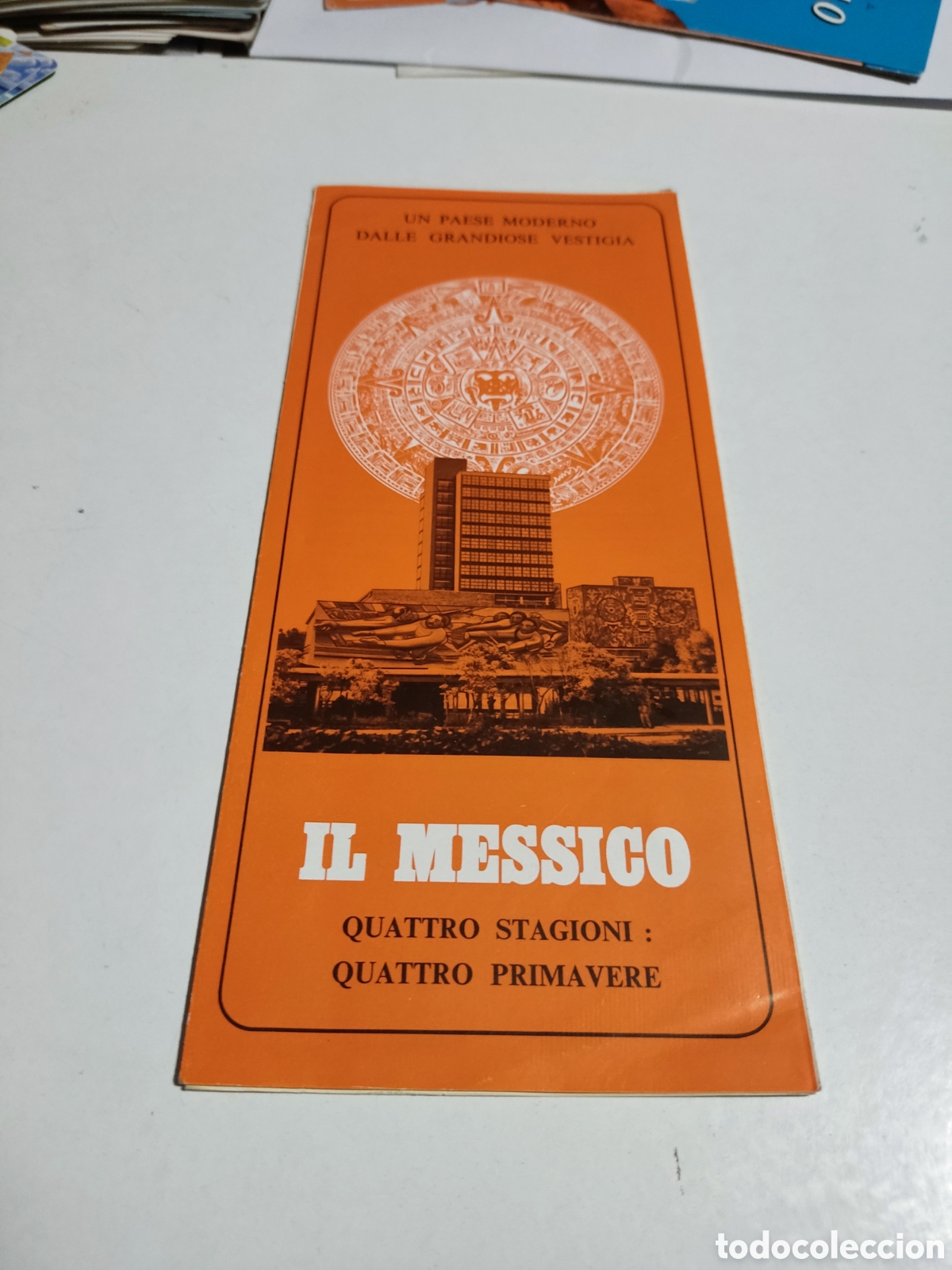 Folhetos de turismo: Folleto tur&iacute;stico italiano sobre M&eacute;xico