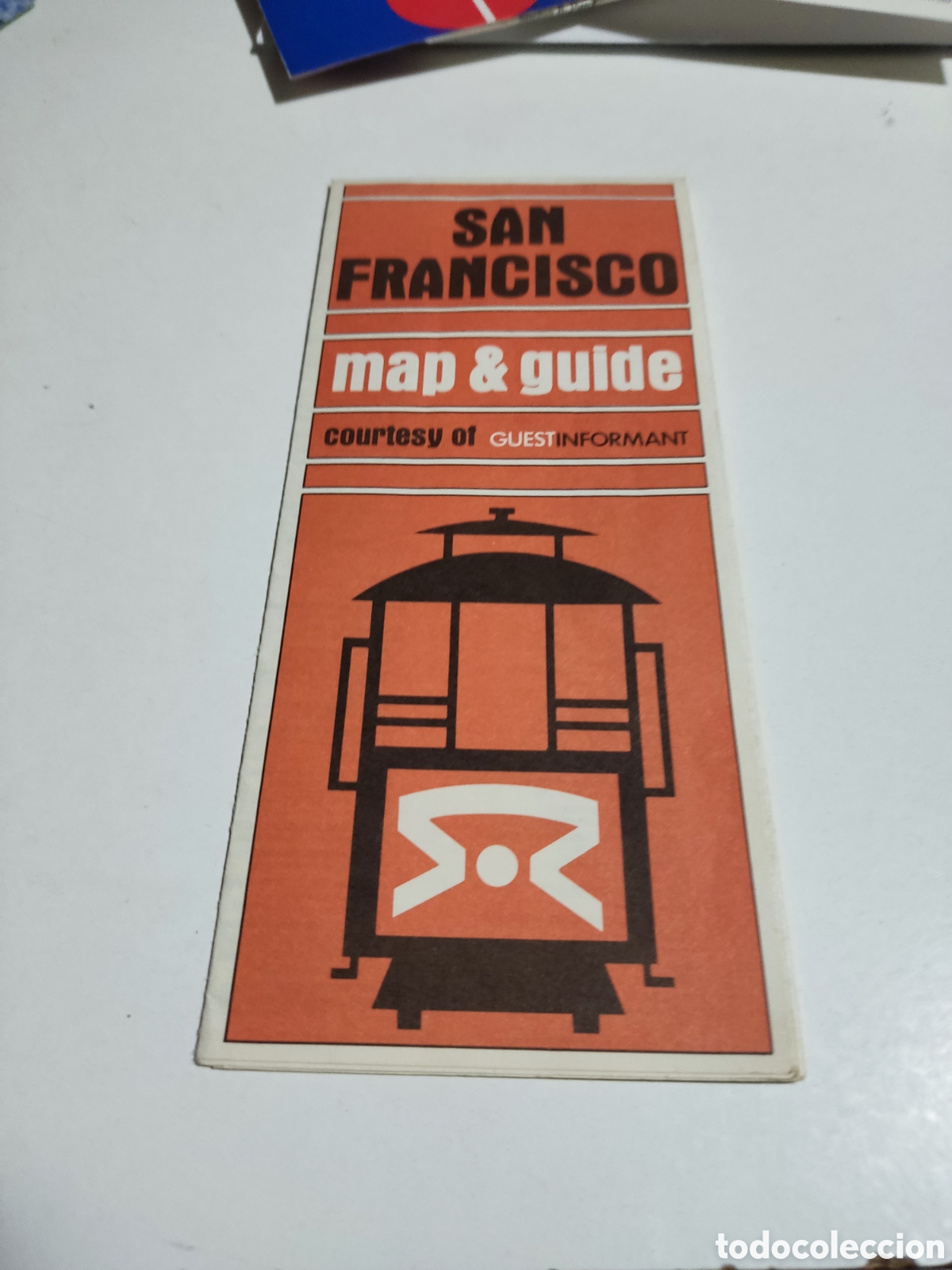 Folhetos de turismo: Folleto tur&iacute;stico mapa y gu&iacute;a de San Francisco