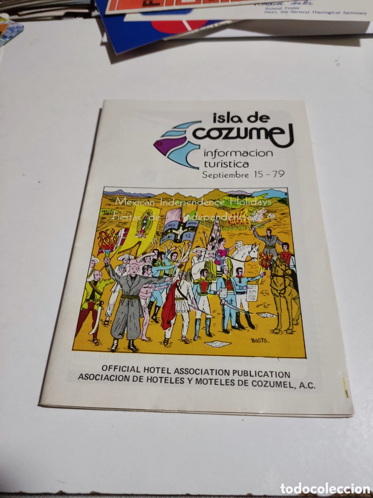 Folhetos de turismo: Folleto tur&iacute;stico isla de Cozume 1979