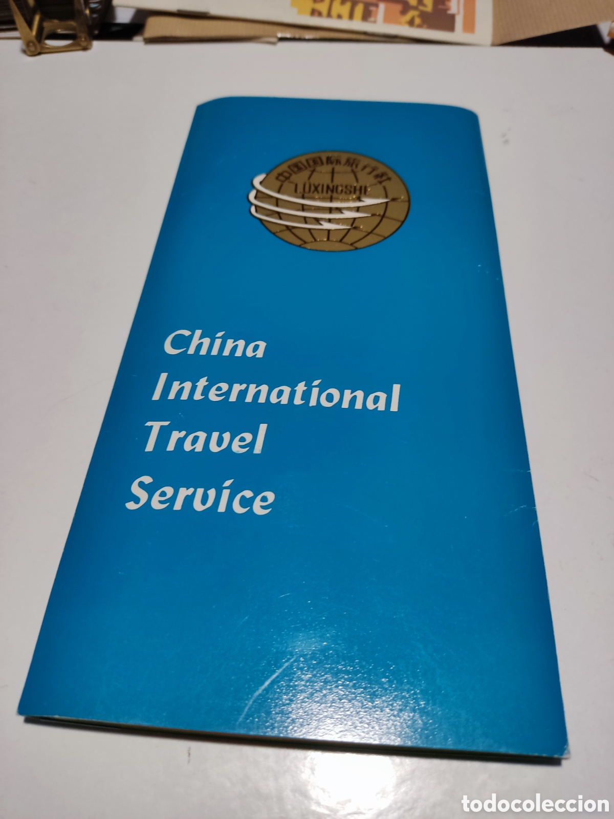 Folhetos de turismo: Folleto tur&iacute;stico China 1986 agencia de viajes LUXINGSHE 8 folletos ciudades china
