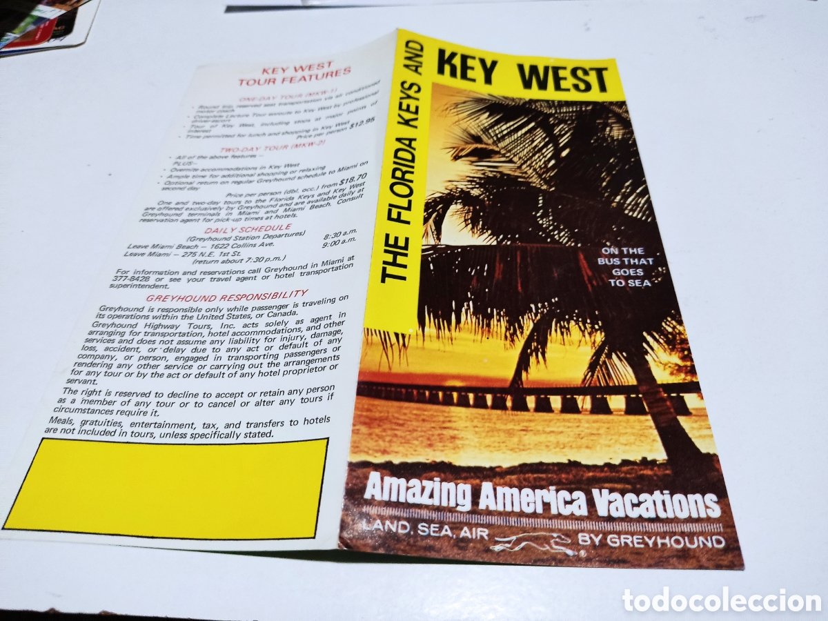 Folhetos de turismo: Folleto tur&iacute;stico Florida