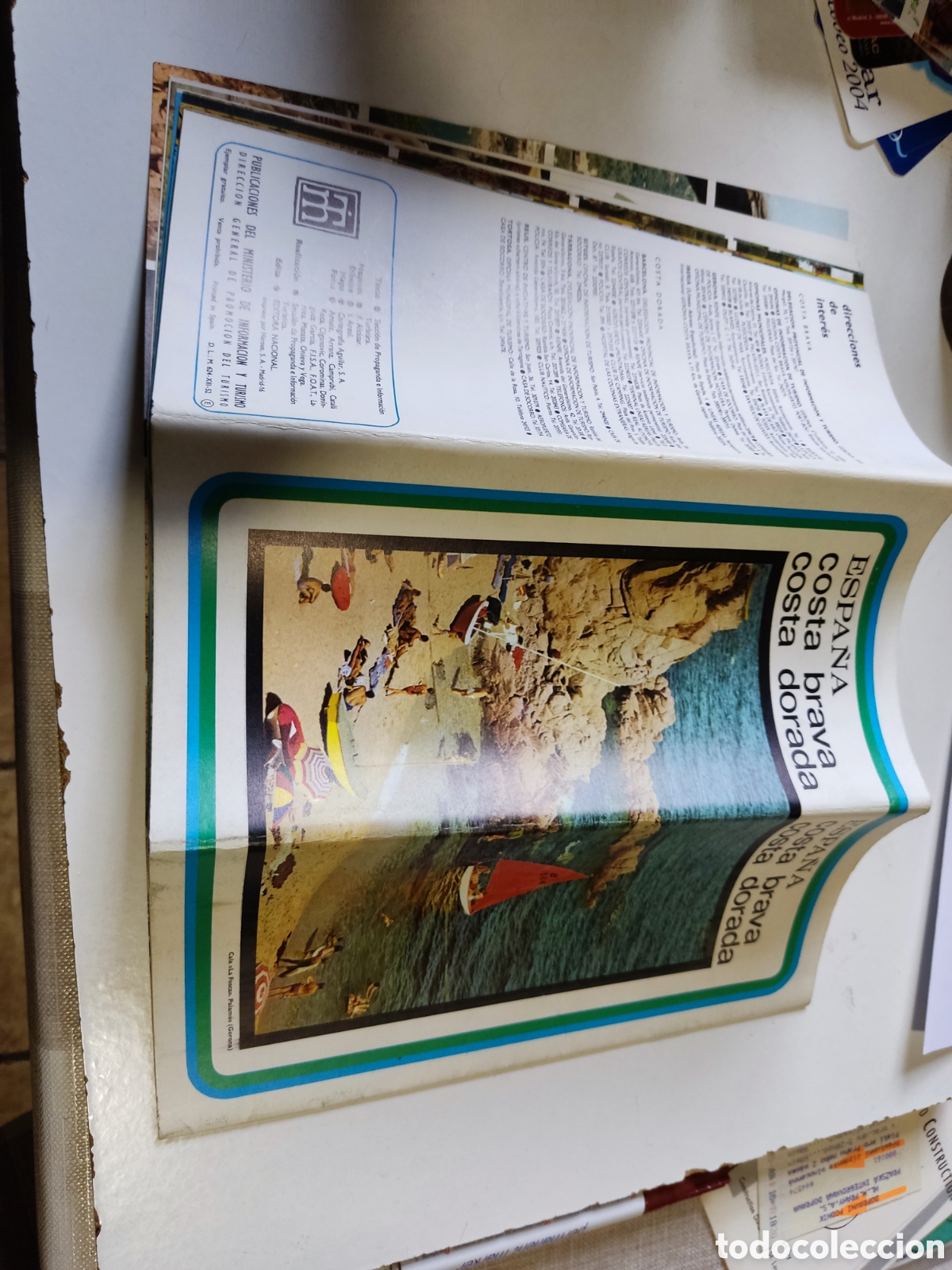 Brochures de tourisme: Folleto tur&iacute;stico Costa Brava,castellers