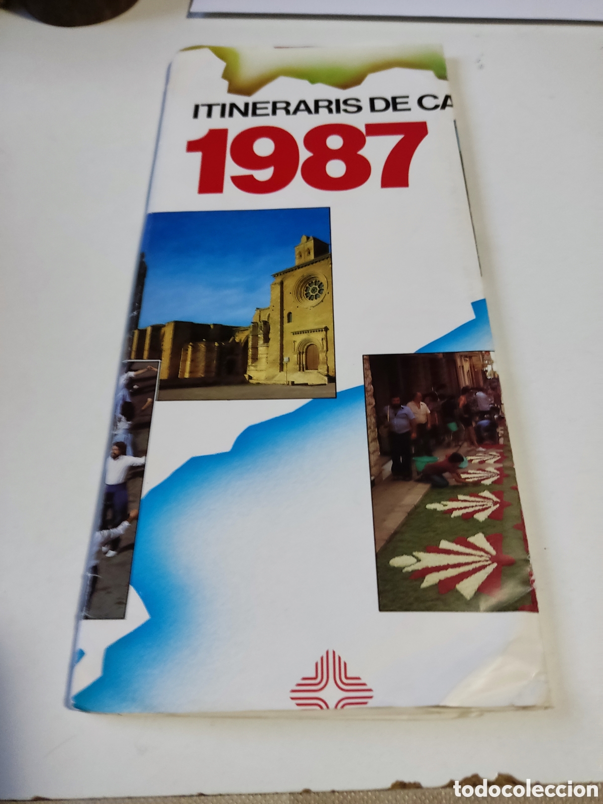 Brochures de tourisme: Folleto tur&iacute;stico itineraris de Catalunya 1987