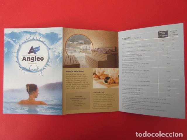 Folletos de turismo: FOLLETO DESPLEGABLE ANGLEO LES ANGLES BALNEARIO SPA
