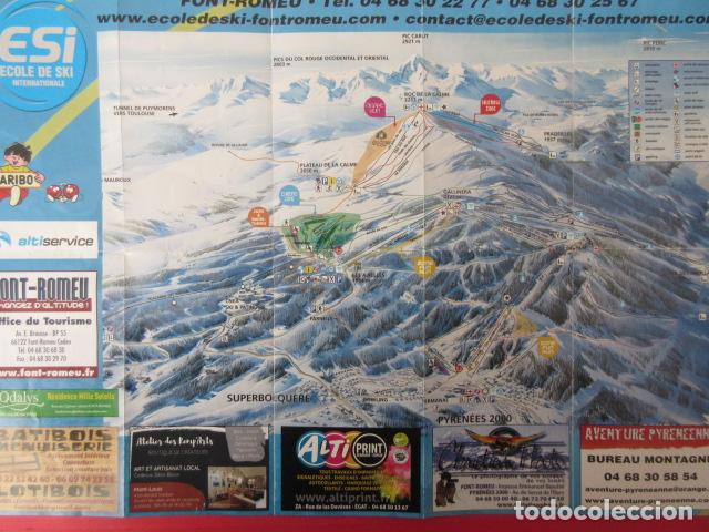 Folletos de turismo: FOLLETO DESPLEGABLE - FONT ROMEU PLANOS PISTAS ESTACI&Oacute;N ESQUI SKY 2022/23