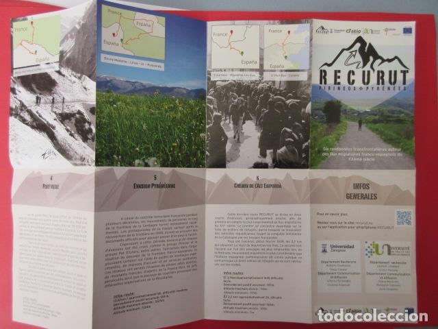 Folletos de turismo: FOLLETO DESPLEGABLE - FLUJO MIGRATORIO RUTAS FRANCIA ESPA&Ntilde;A - CANFRANC BIDASOA PORT VIEUX