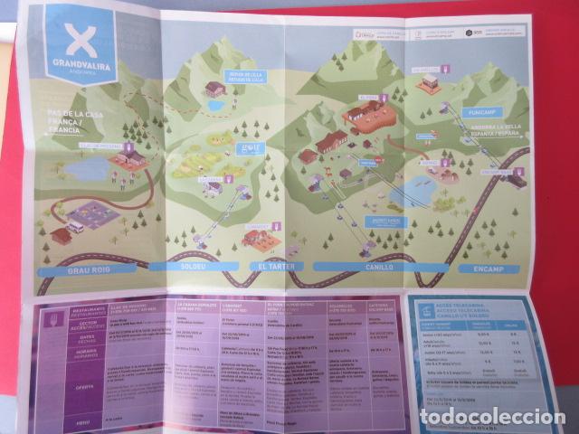 Folletos de turismo: FOLLETO DESPLEGABLE - PLANO MAPA - GRAND VALIRA ANDORRA
