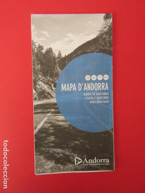Folletos de turismo: FOLLETO DESPLEGABLE - PLANO MAPA - ANDORRA