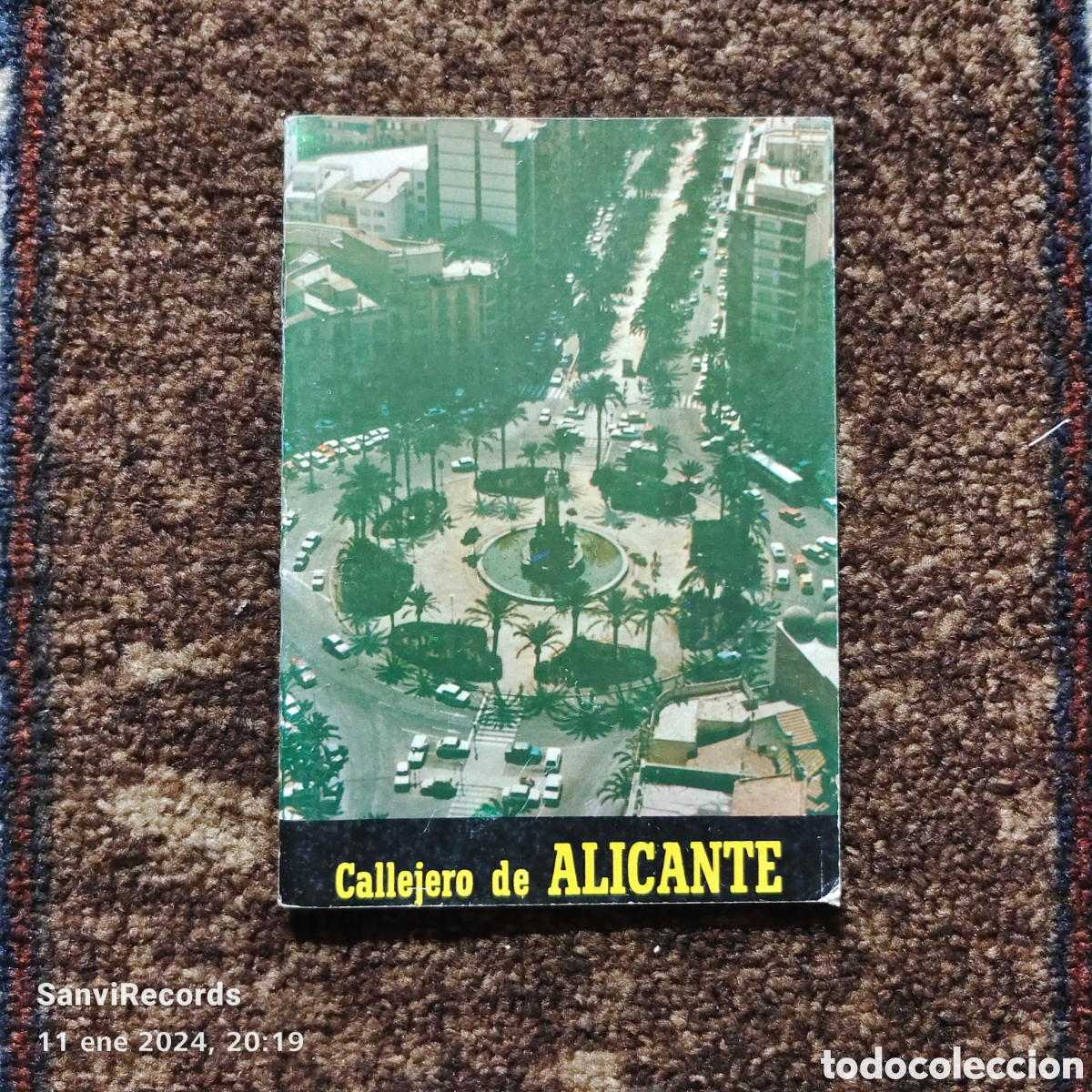 Brochures de tourisme: CALLEJERO DE ALICANTE (A&Ntilde;OS 60, 70)