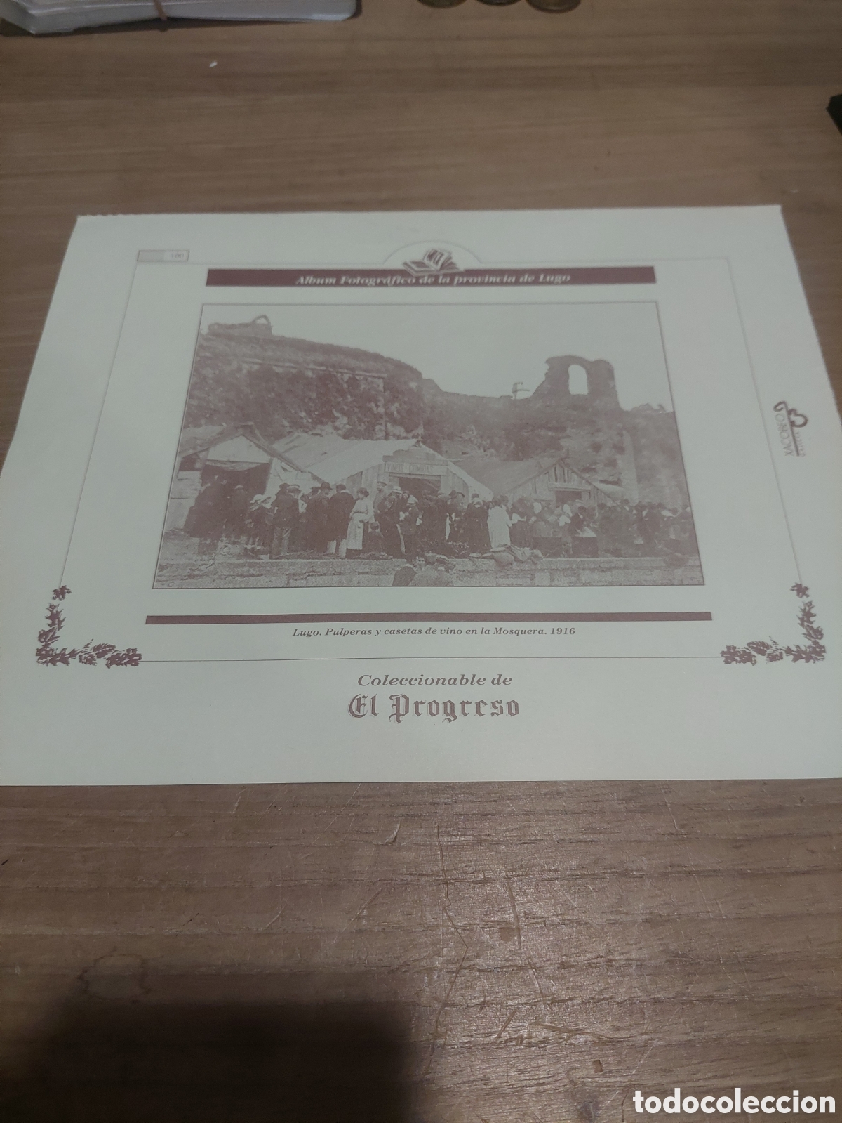 Brochures de tourisme: L&aacute;minas coleccionable progreso 1916 100/ dorso 99 calle obispo Aguirre 99