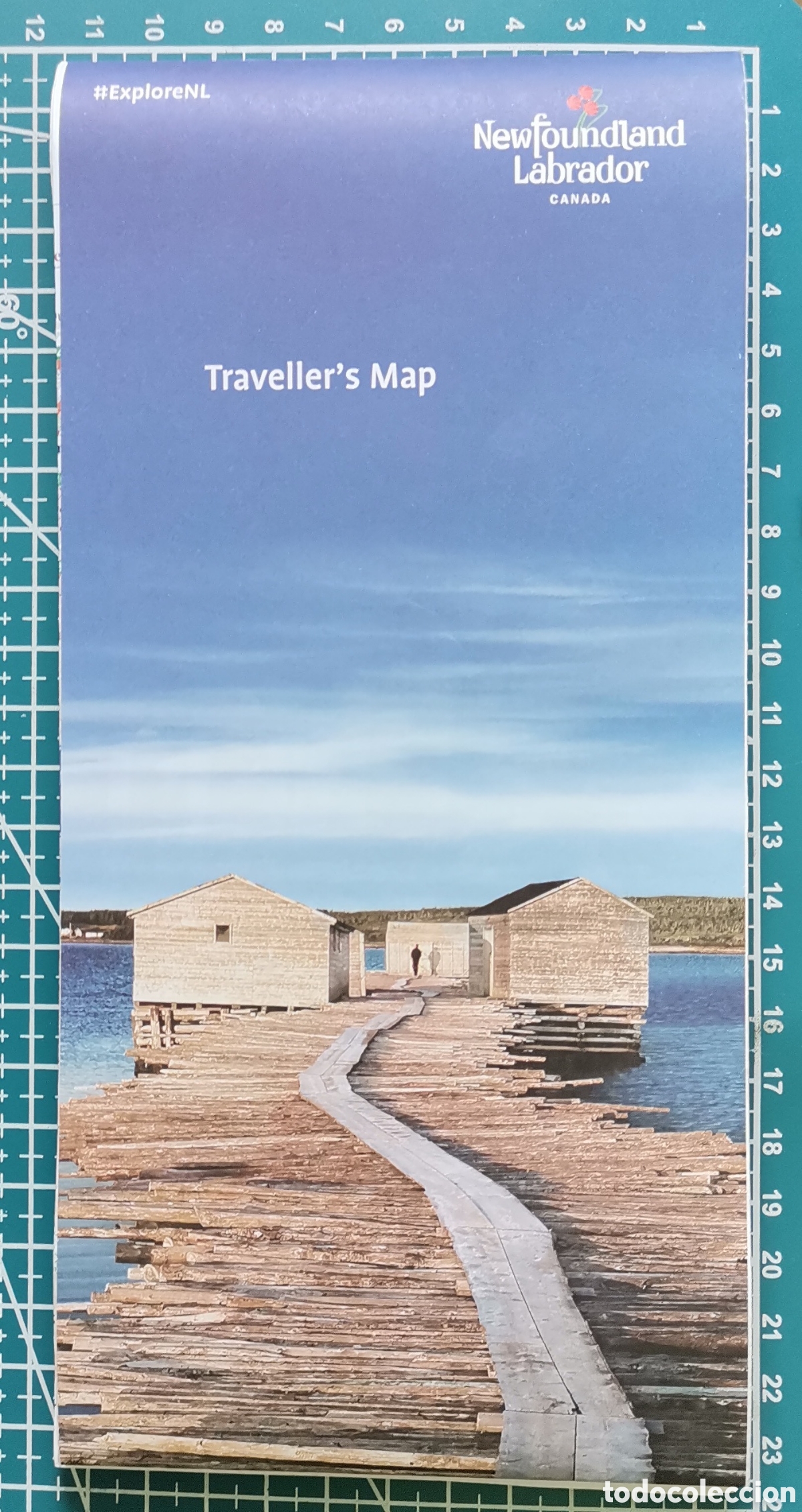Brochures de tourisme: Mapa NEWFOUNDLAND LABRADOR CANAD&Aacute; Mapa del viajero Traveller's Map