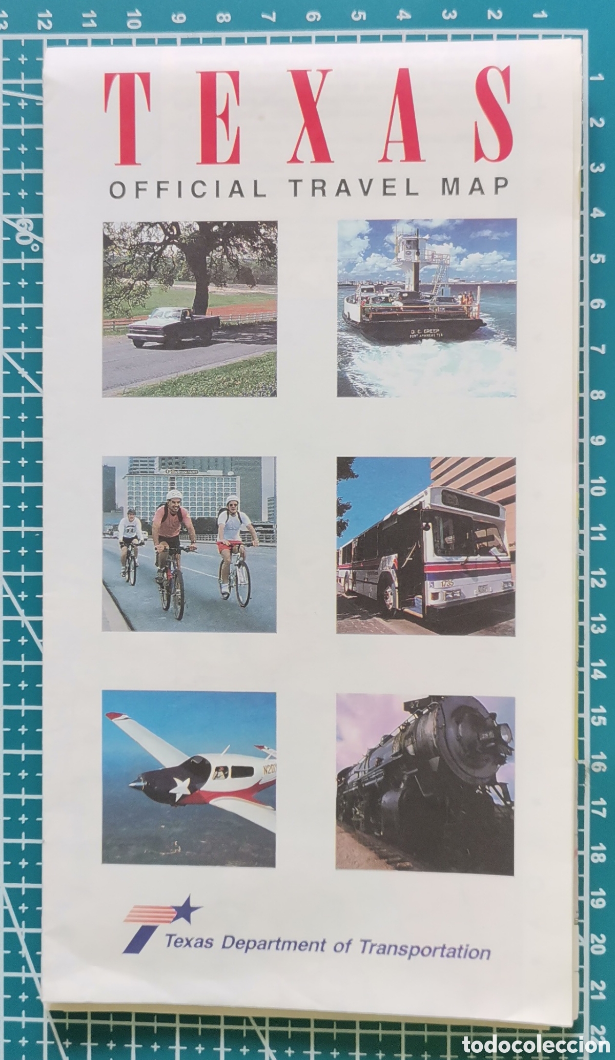 Brochures de tourisme: Mapa TEXAS ESTADOS UNIDOS USA Mapa Oficial de viaje. Official Travel Map