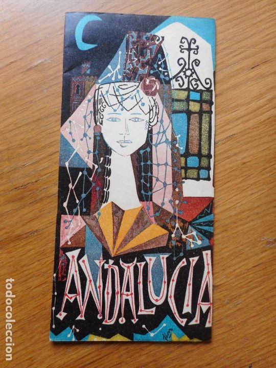 Travel Brochures: ANTIGUO FOLLETO TURISMO ANDALUCIA. VIAJES CANTABRIA MADRID A&Ntilde;OS 50?