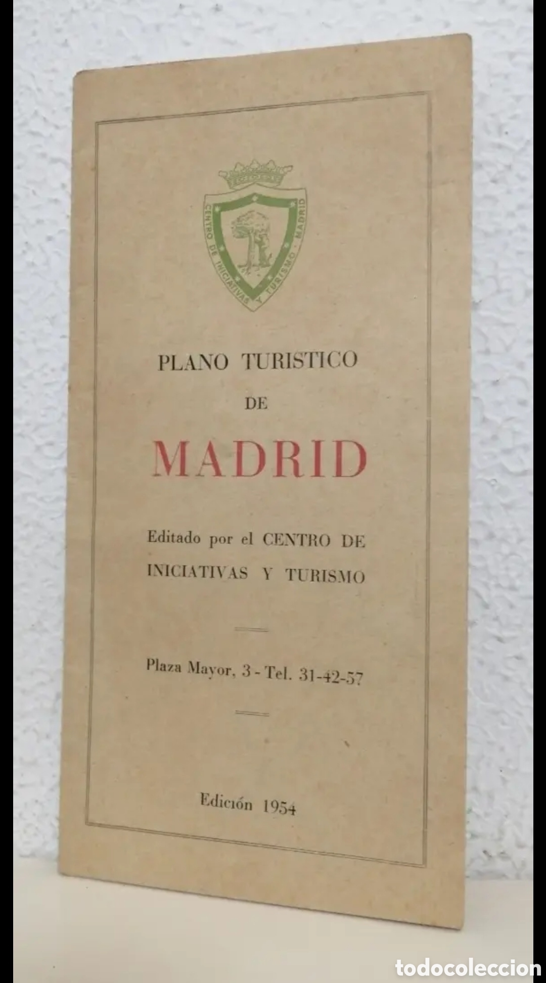 Travel Brochures: 1954 Plano Tur&iacute;stico de Madrid
