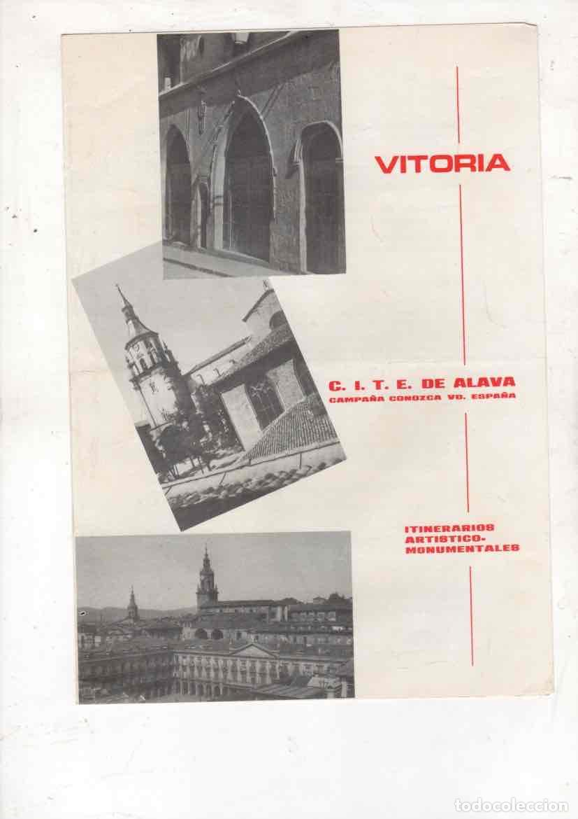 Travel Brochures: ITINERARIOS ARTISTICO-MONUMENTALES VITORIA. CAMPA&Ntilde;A CONOZCA VD. ESPA&Ntilde;A. 1967