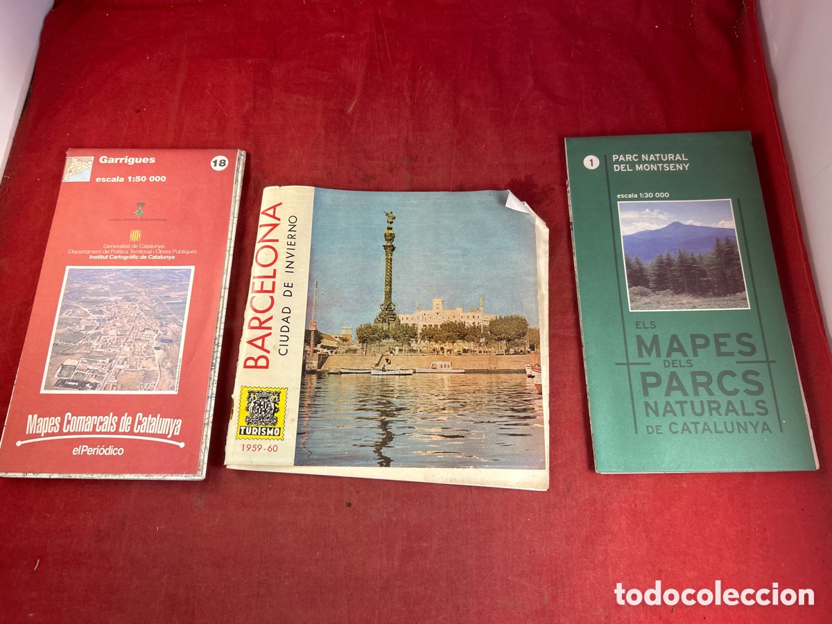 Travel Brochures: FOLLETO Y MAPAS DE CATALU&Ntilde;A