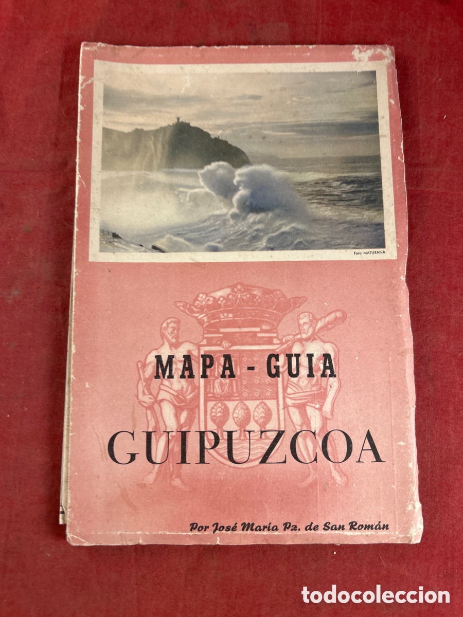 Travel Brochures: MAPA GU&Iacute;A DE GUIPUZCOA POR JOS&Eacute; MAR&Iacute;A Pz. DE SAN ROM&Aacute;N