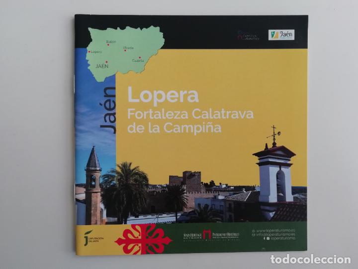 Folhetos de turismo: Folleto Fortaleza Calatrava de la Campi&ntilde;a Lopera Ja&eacute;n Andaluc&iacute;a Patrimonio Monumentos
