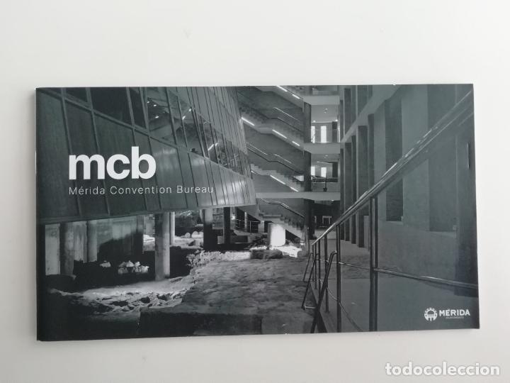 Folhetos de turismo: Folleto M&eacute;rida Conventio Bureau MCB Palacio de Congresos de M&eacute;rida Badajoz Extremadura