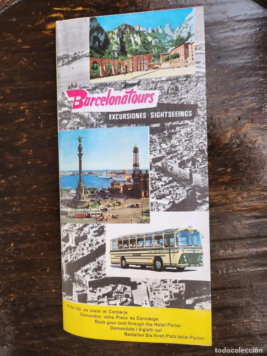 Travel Brochures: BARCELONATOURS EXCURSIONES 1962