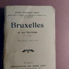 Folletos de turismo: BRUXELES - EXPOSITION 1910 - GUIA