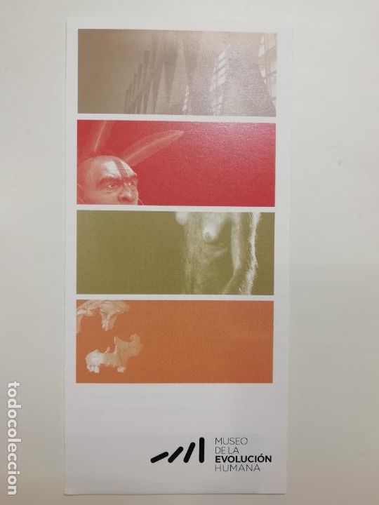Folhetos de turismo: Folleto Museo de la Evoluci&oacute;n Humana Burgos Castilla y Le&oacute;n Antropolog&iacute;a