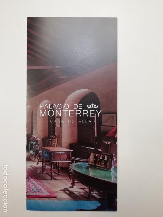 Folhetos de turismo: Folleto Palacio de Monterrey Salamanca Casa de Alba Castilla y Le&oacute;n Arte Arquitectura Turismo