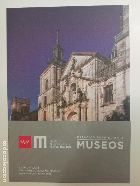 Folhetos de turismo: Folleto Centro de Interpretaci&oacute;n de Nuevo Bazt&aacute;n Espacios para el arte Comunidad de Madrid