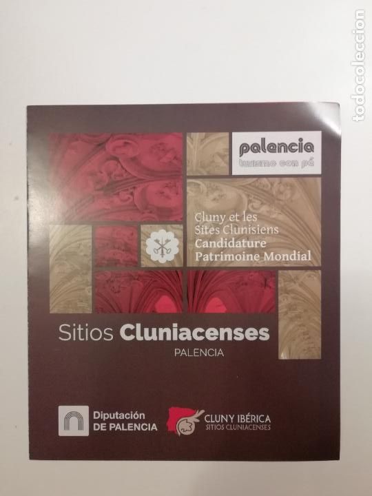 Folhetos de turismo: Folleto Sitios cluniacenses Palencia Cluny Ib&eacute;rica Castilla y Le&oacute;n Turismo