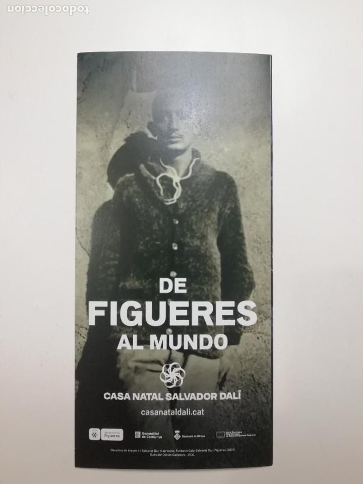 Folhetos de turismo: Folleto De Figueres al mundo From Figueres to the World Salvador Museos Dal&iacute; Girona Catalunya Arte
