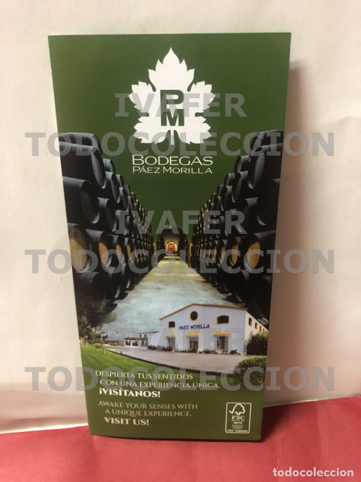 Tourismusbrosch&uuml;ren: FOLLETO TRIPTICO, BODEGAS PAEZ MORILLA, CADIZ